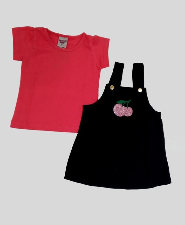 4518 Jardineira em molecotton preto