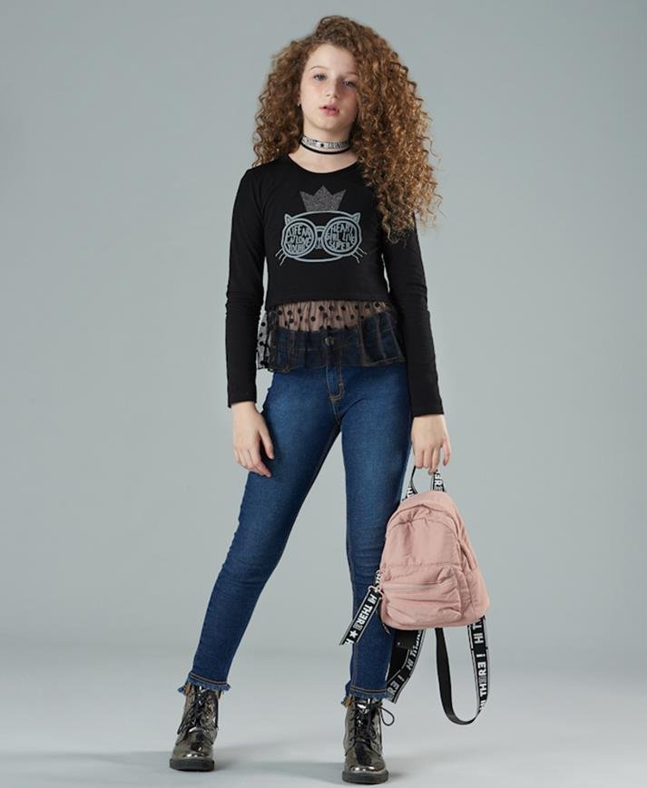 40207 blusa ml barra tule